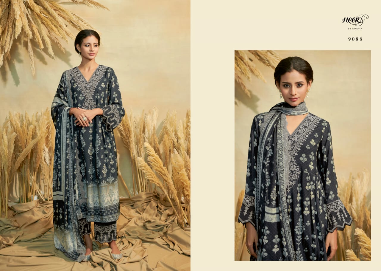 Husniya By Kimora Heer Designer Salwar Suits Catalog